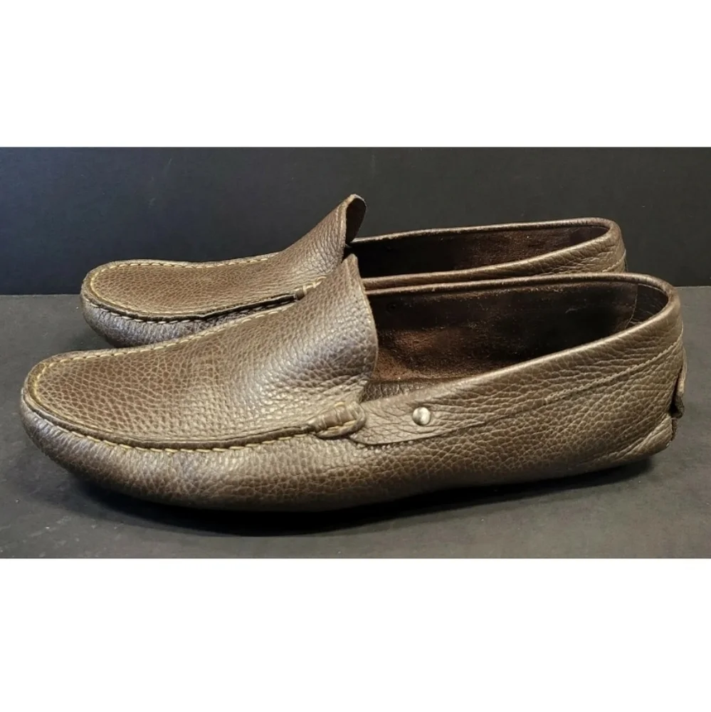 Men's TOD'S Brown Driving Leather Loafers US Sz‎ 7.5